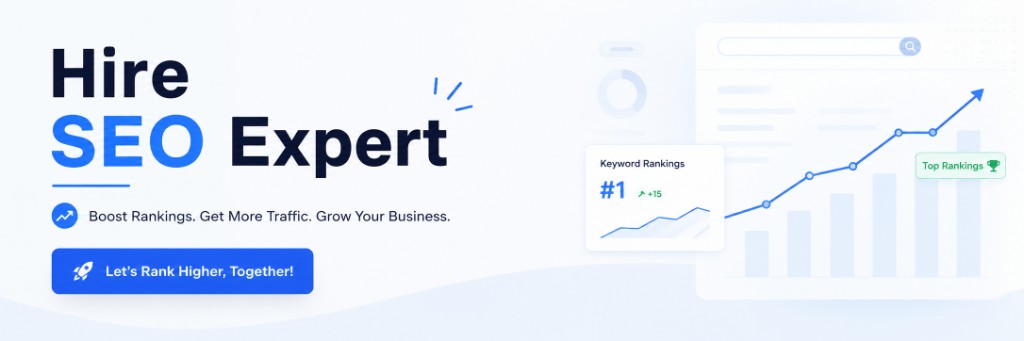 Hire SEO Expert — Boost rankings, get more traffic. Chat on WhatsApp.